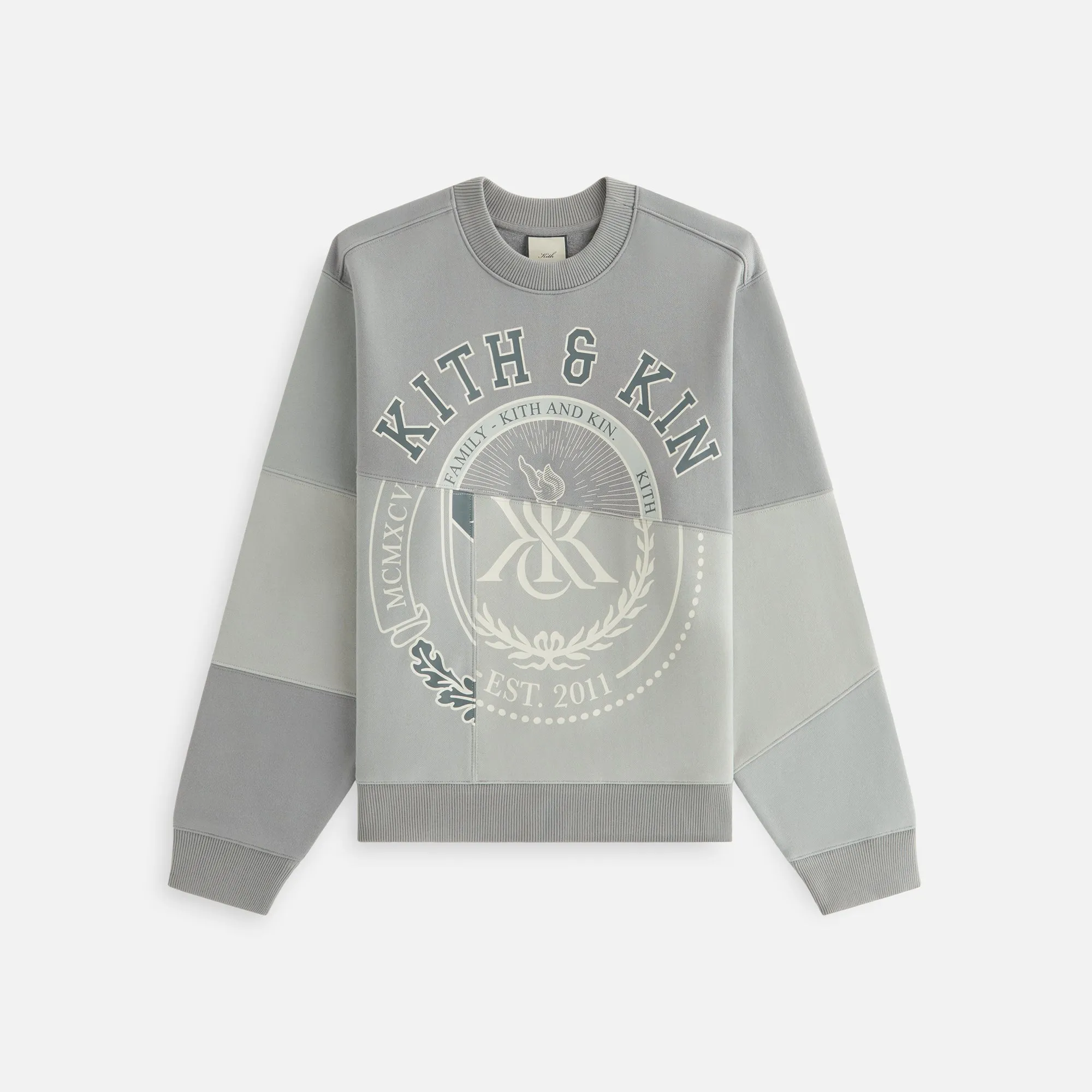 Kith Women Ashwin Patchwork Crewneck - Statue sold by Kith