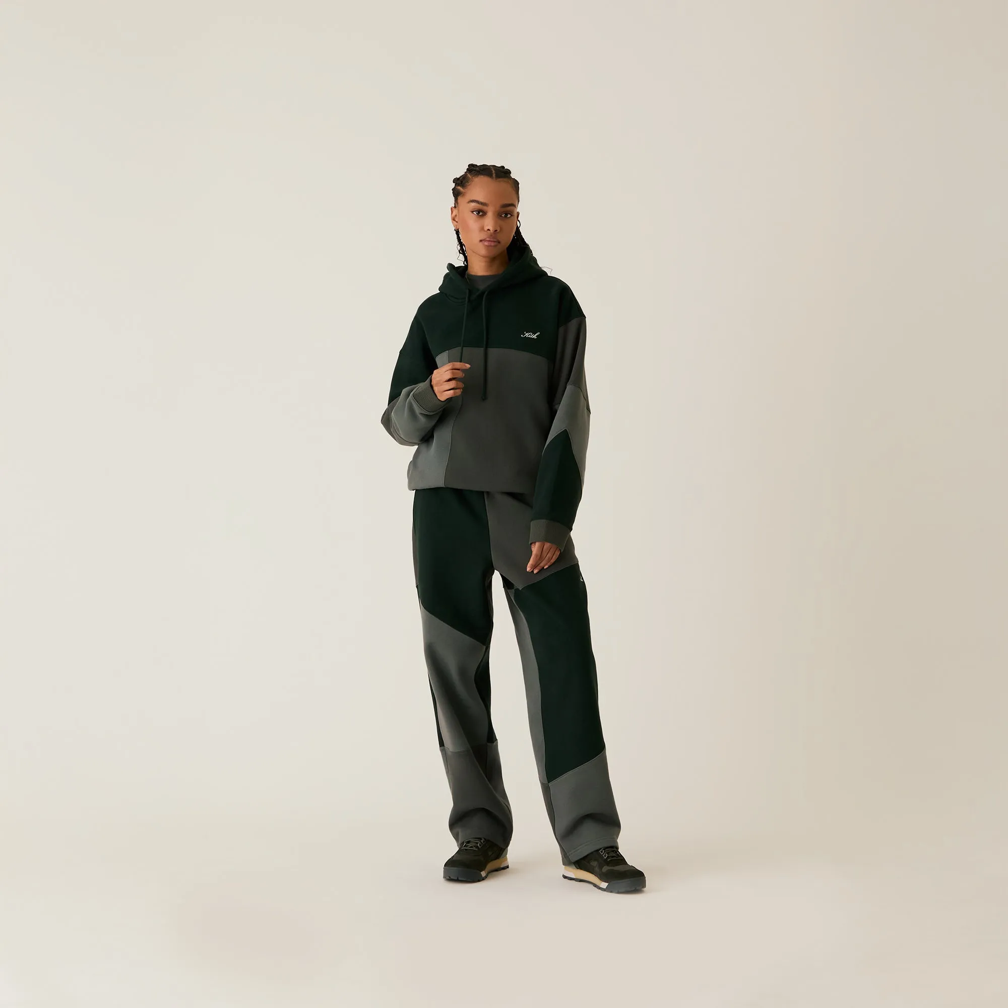 Kith Women Maverick Patchwork Hoodie - Stadium sold by Kith product image thumbnail 2