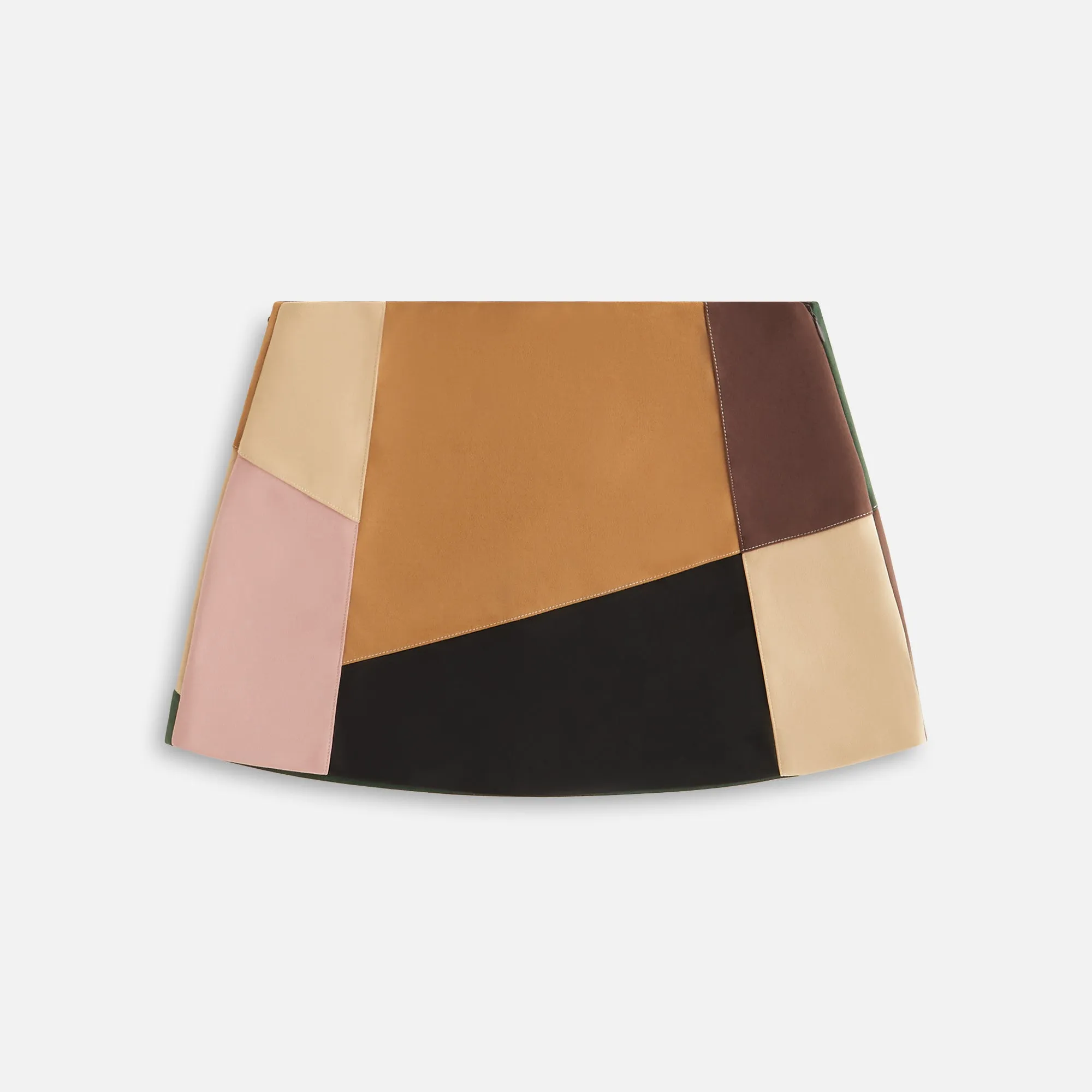 Kith Women Carmel Patchwork Micro Skirt - Derby sold by Kith