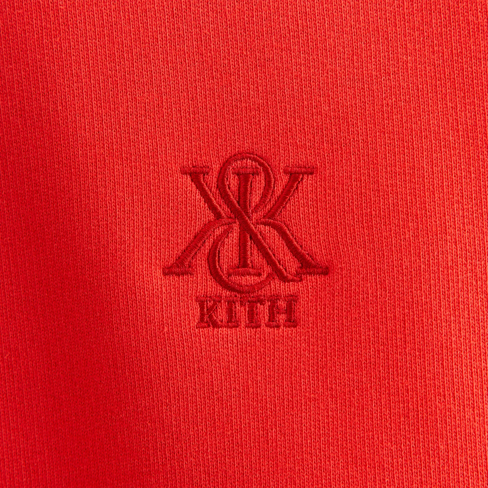 Kith Women Asher Crest Crewneck - Cinnabar sold by Kith product image thumbnail 4