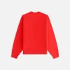 Kith Women Asher Crest Crewneck - Cinnabar sold by Kith