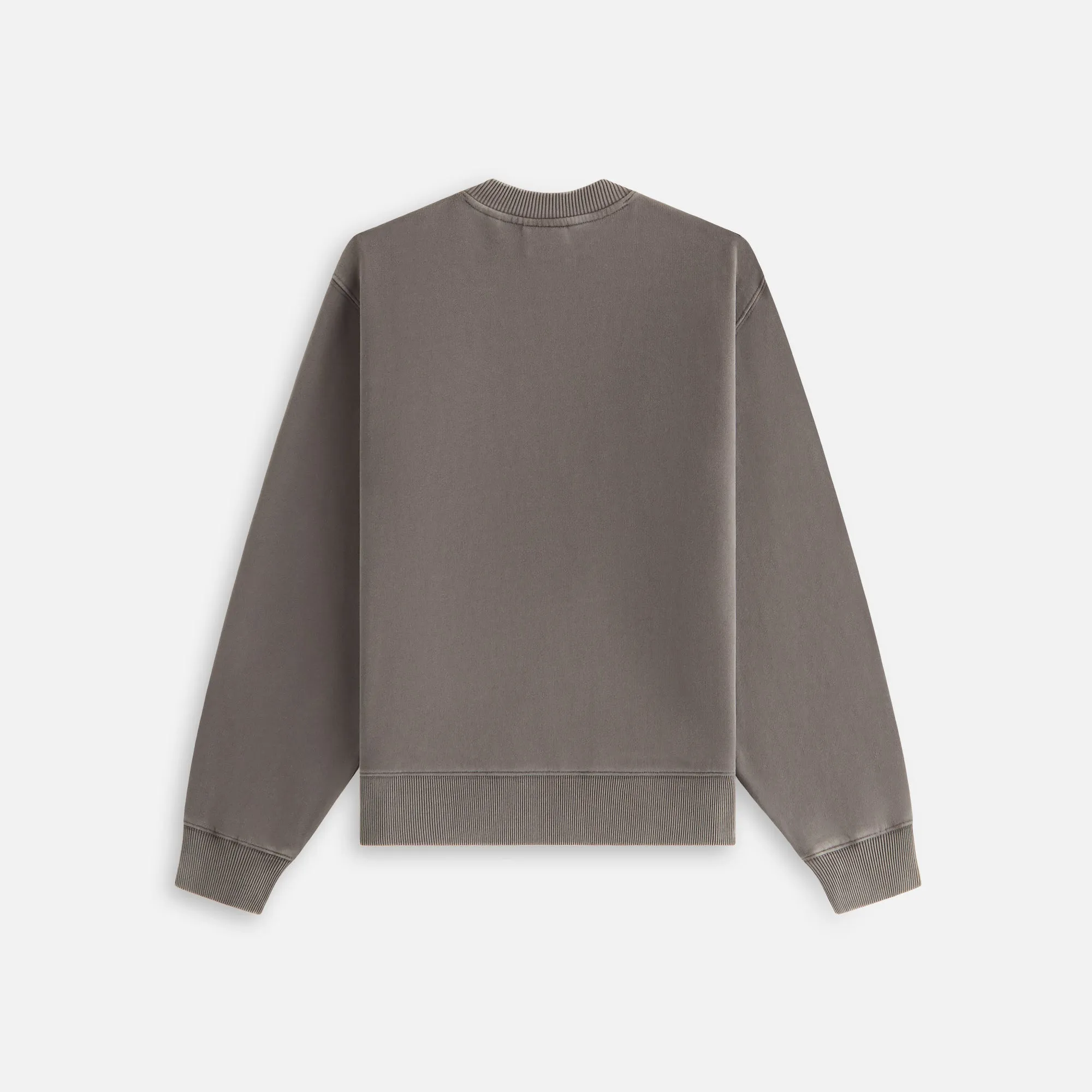 Kith Women Ashwin Sueded New York Crewneck - Hematite sold by Kith product image thumbnail 3