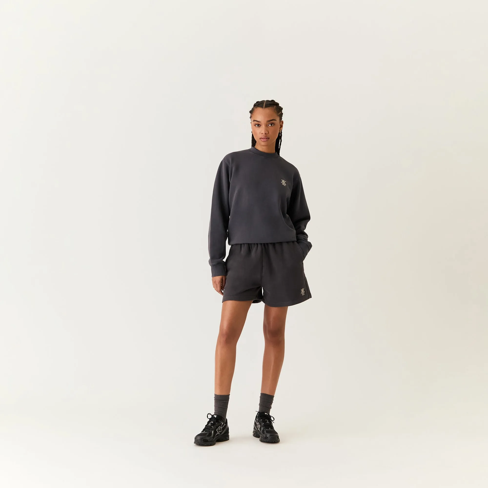 Kith Women Rayne Sueded Sweatshort - Gotham sold by Kith product image thumbnail 3