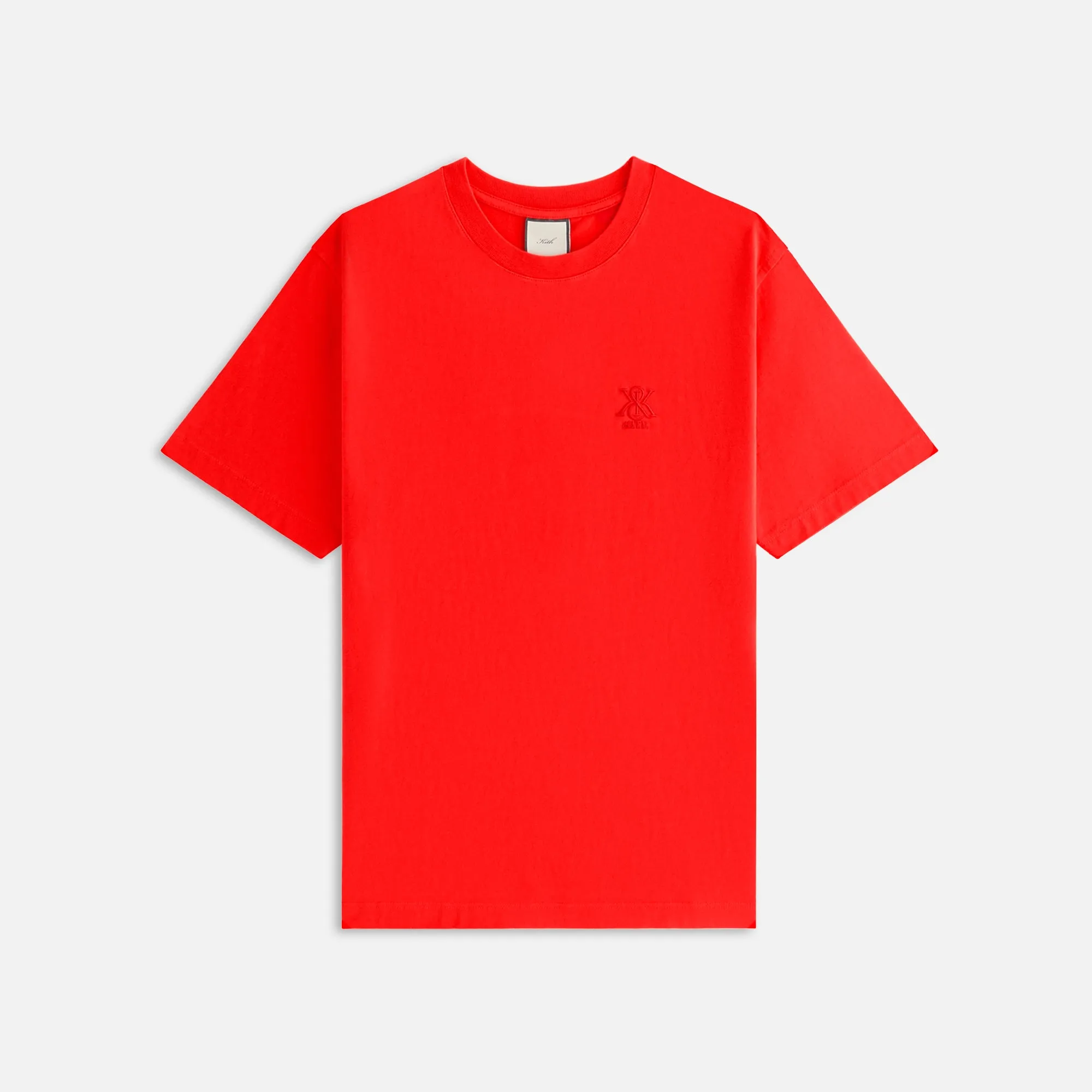 Kith Women Nia II Sueded Tee - Cinnabar sold by Kith