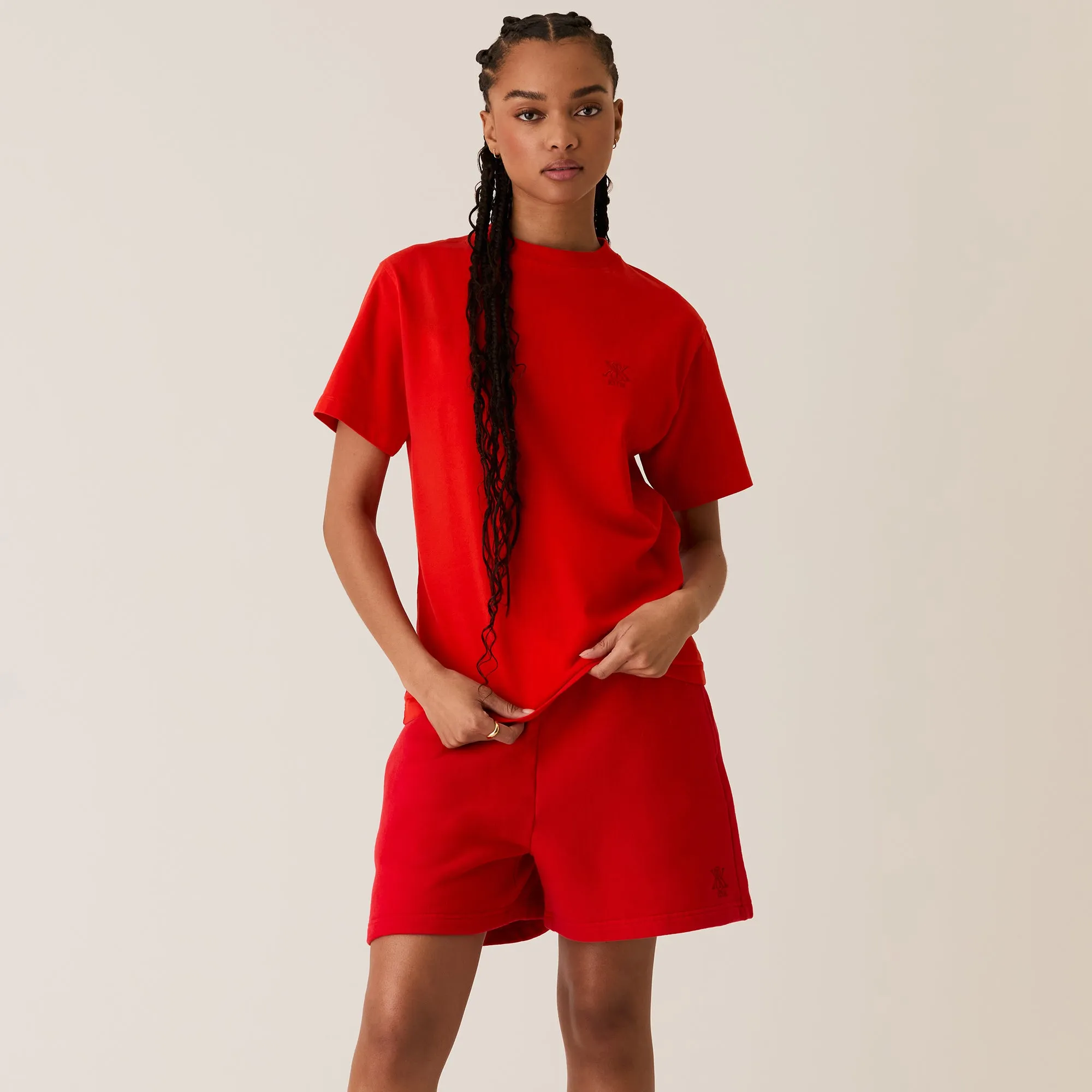 Kith Women Nia II Sueded Tee - Cinnabar sold by Kith product image thumbnail 2