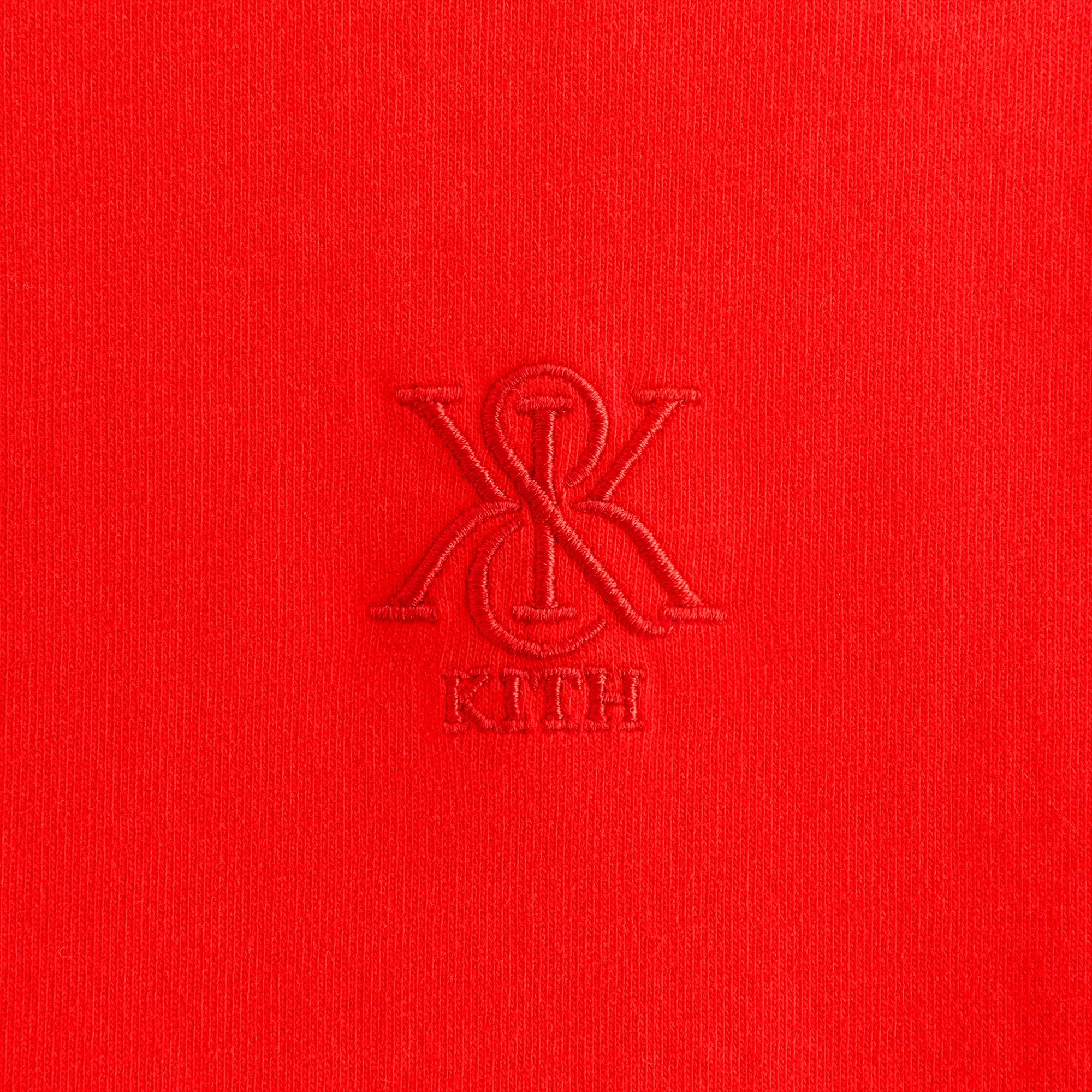 Kith Women Nia II Sueded Tee - Cinnabar sold by Kith product image thumbnail 4