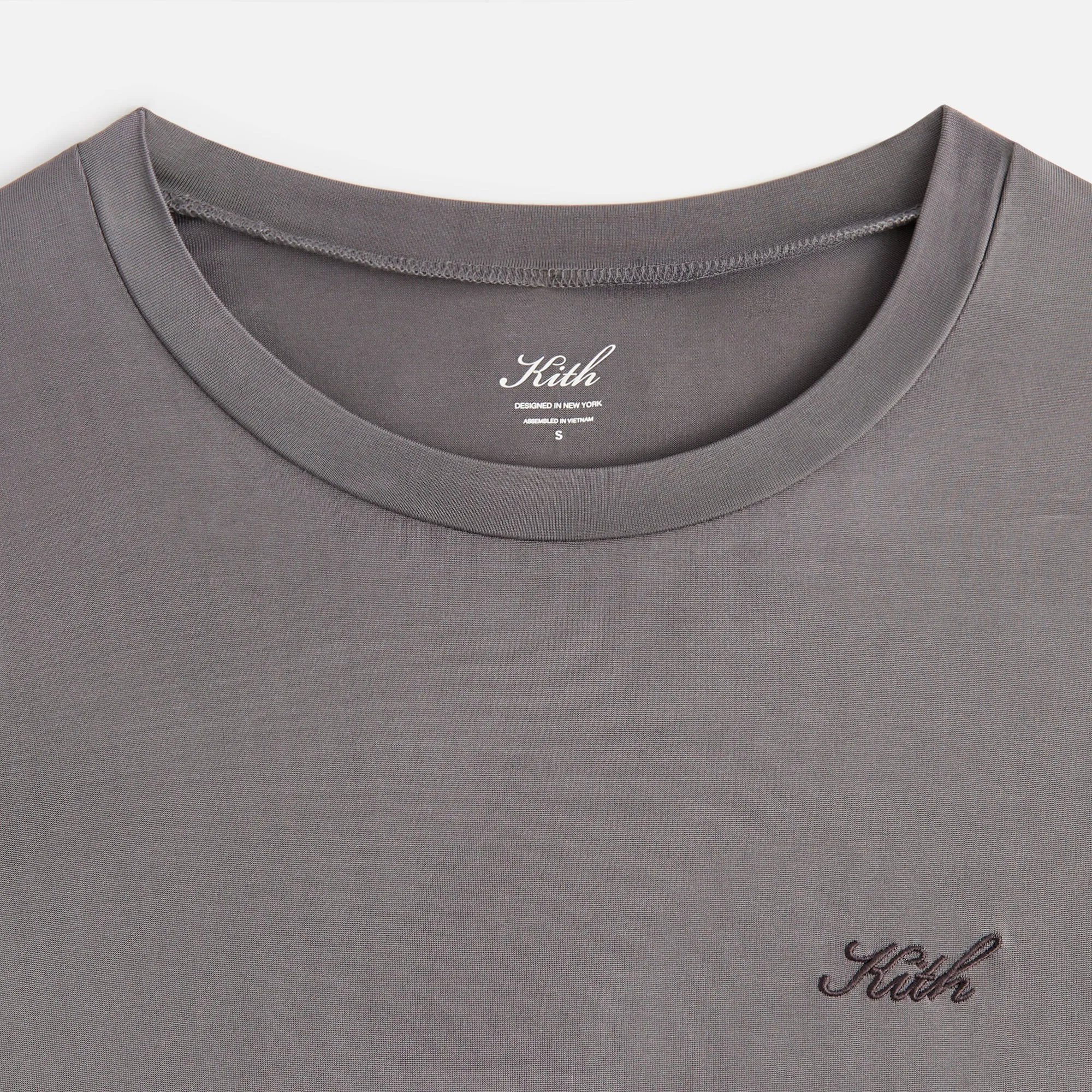 Kith Women Mulberry III Cupro Tee - Hematite sold by Kith product image thumbnail 3