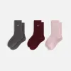 Kith Women Script Classic Crew Socks 3-Pack - Multi sold by Kith