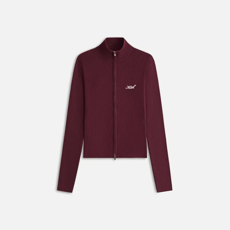 Kith Women Ina Rib Track Zip - Magma sold by Kith