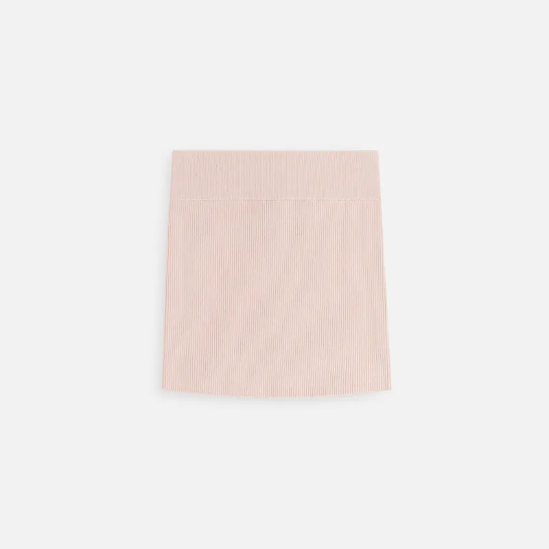 Kith Women Arys Rib Mini Skirt - Syringa sold by Kith