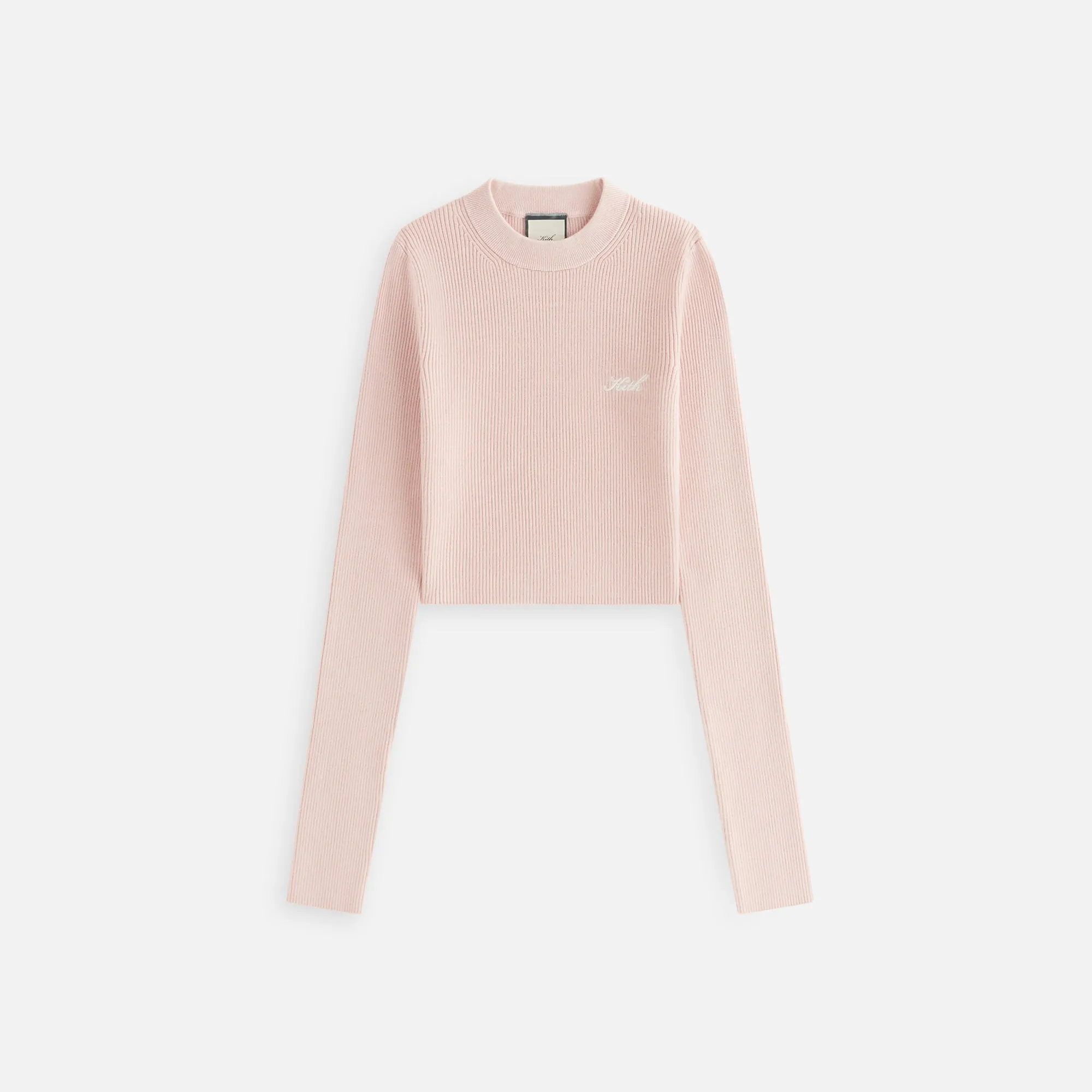 Kith Women Sloane Cropped Rib Sweater - Syringa sold by Kith
