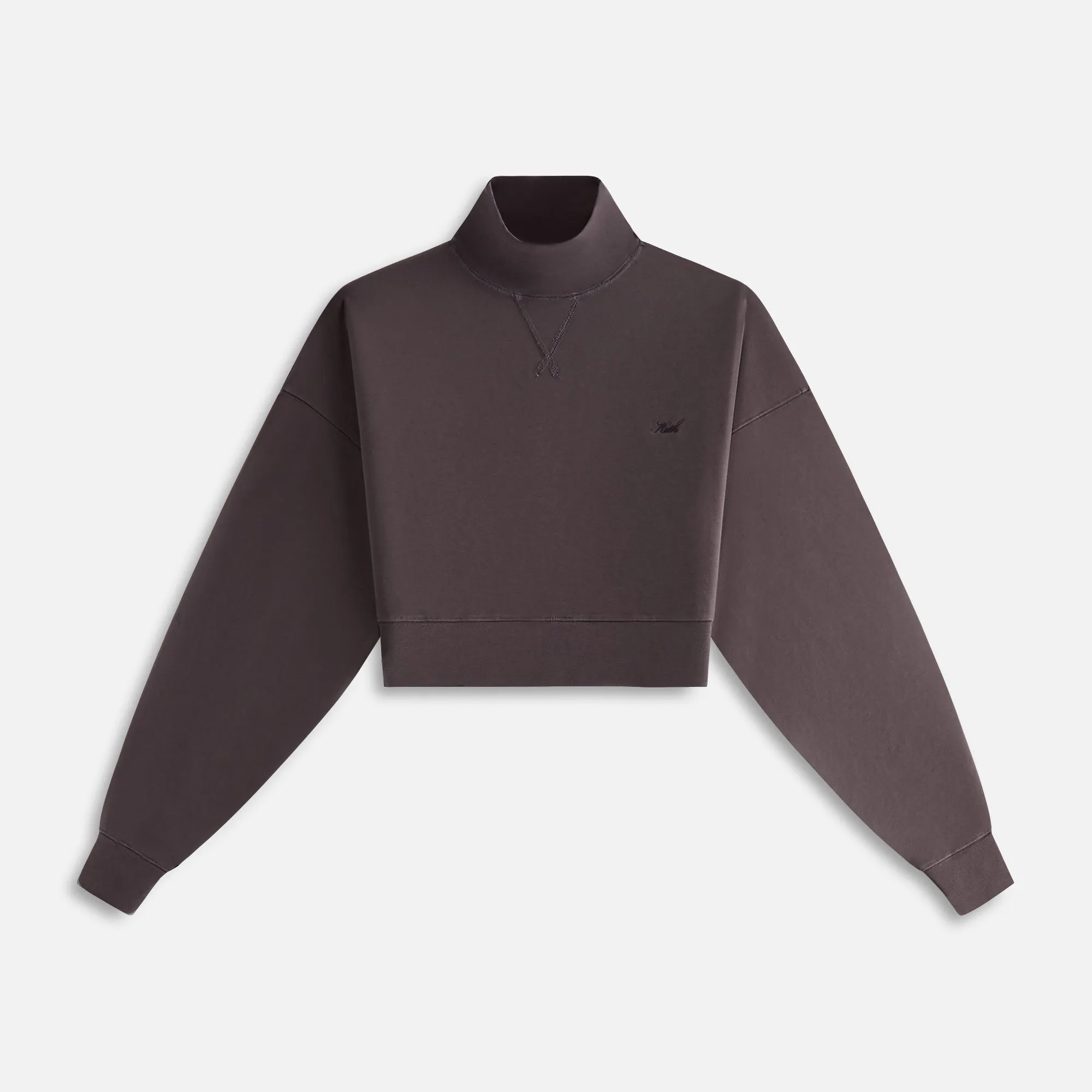 Kith Women Maryn Cropped Turtleneck - Hematite sold by Kith