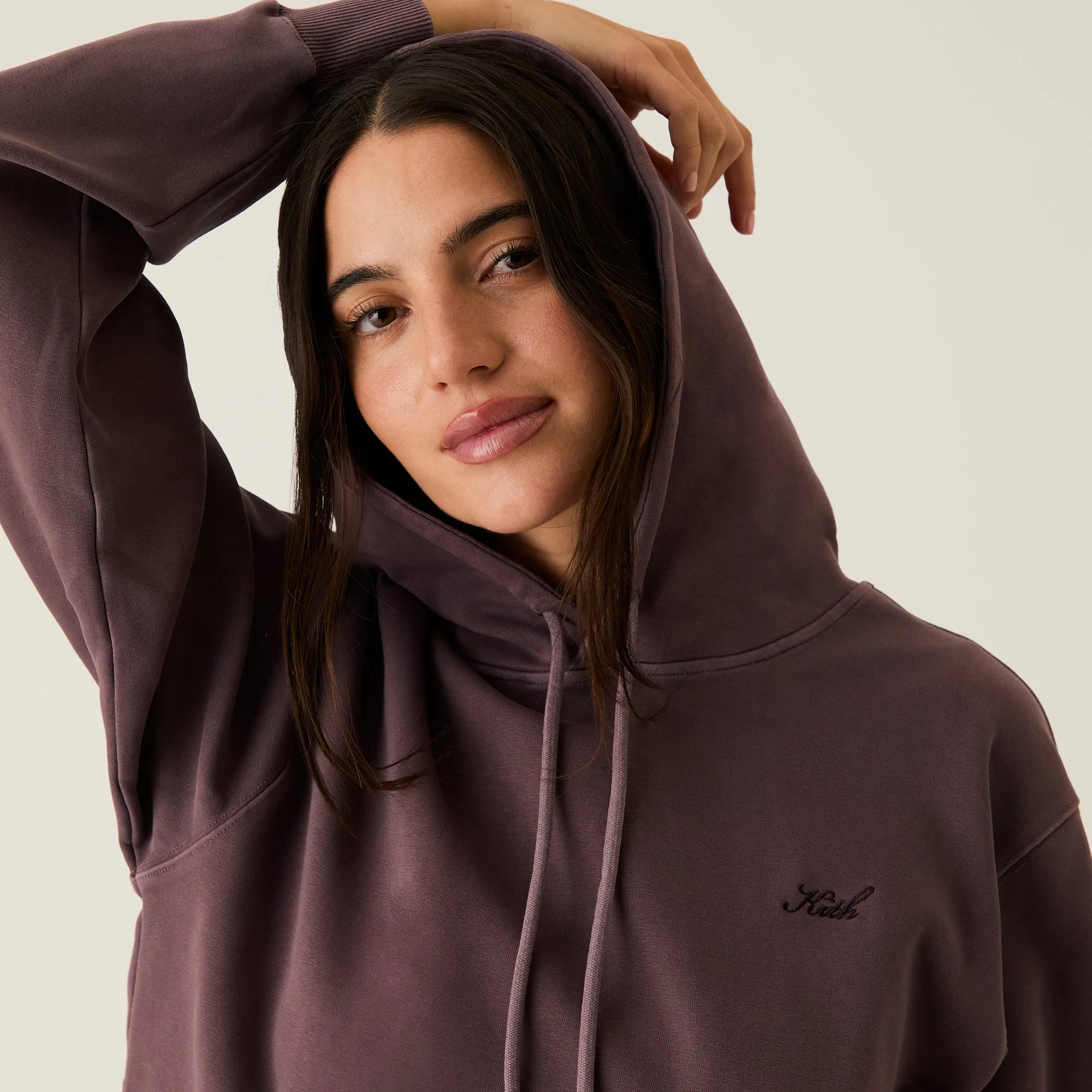 Kith Women Jane II Hoodie - Ash Violet sold by Kith product image thumbnail 3