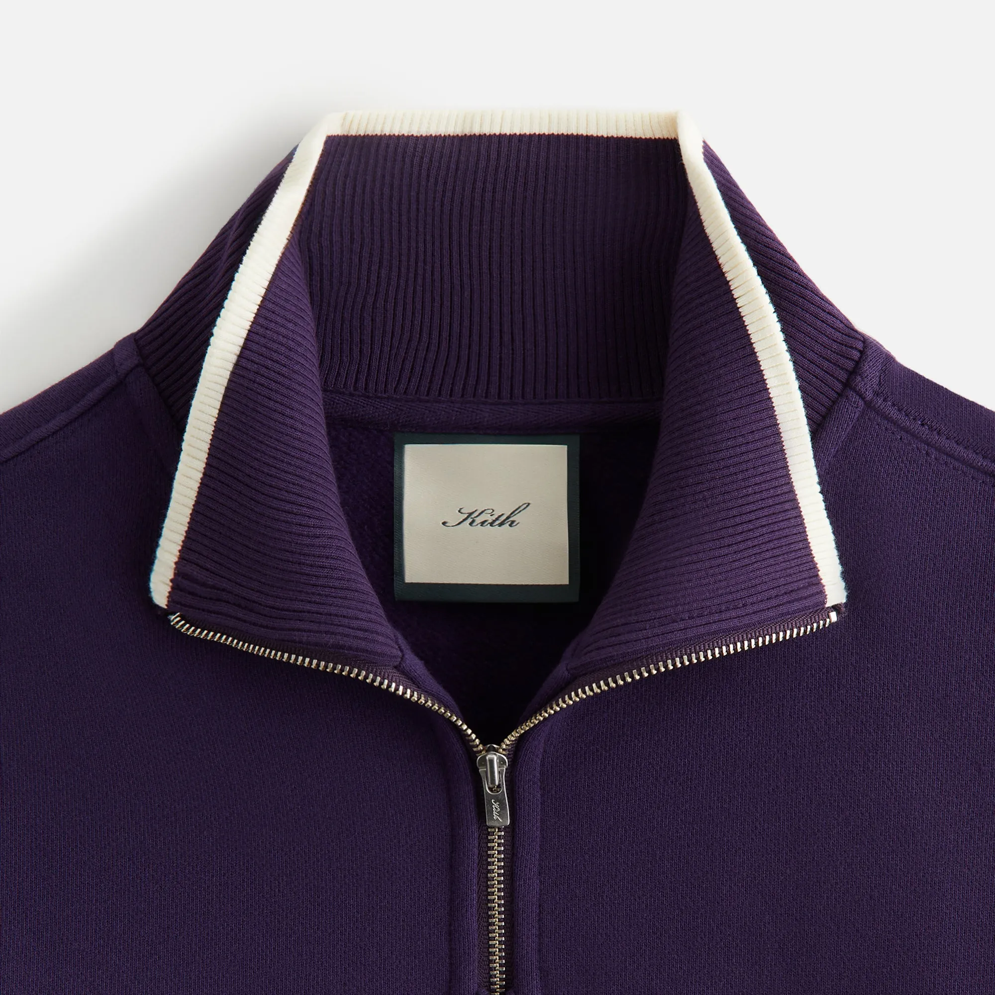 Kith Women Hunter II Script Quarter Zip - Nightshade sold by Kith product image thumbnail 4