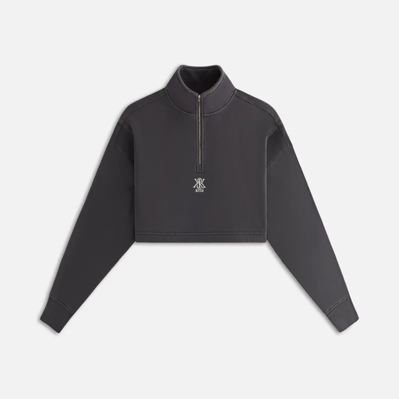 【U LAN】Hailey Damage Eyelet Two-Way Knit Zip-Up Stellae Dux Cable-Knit Zip Hoodie | Saks Fifth Avenue