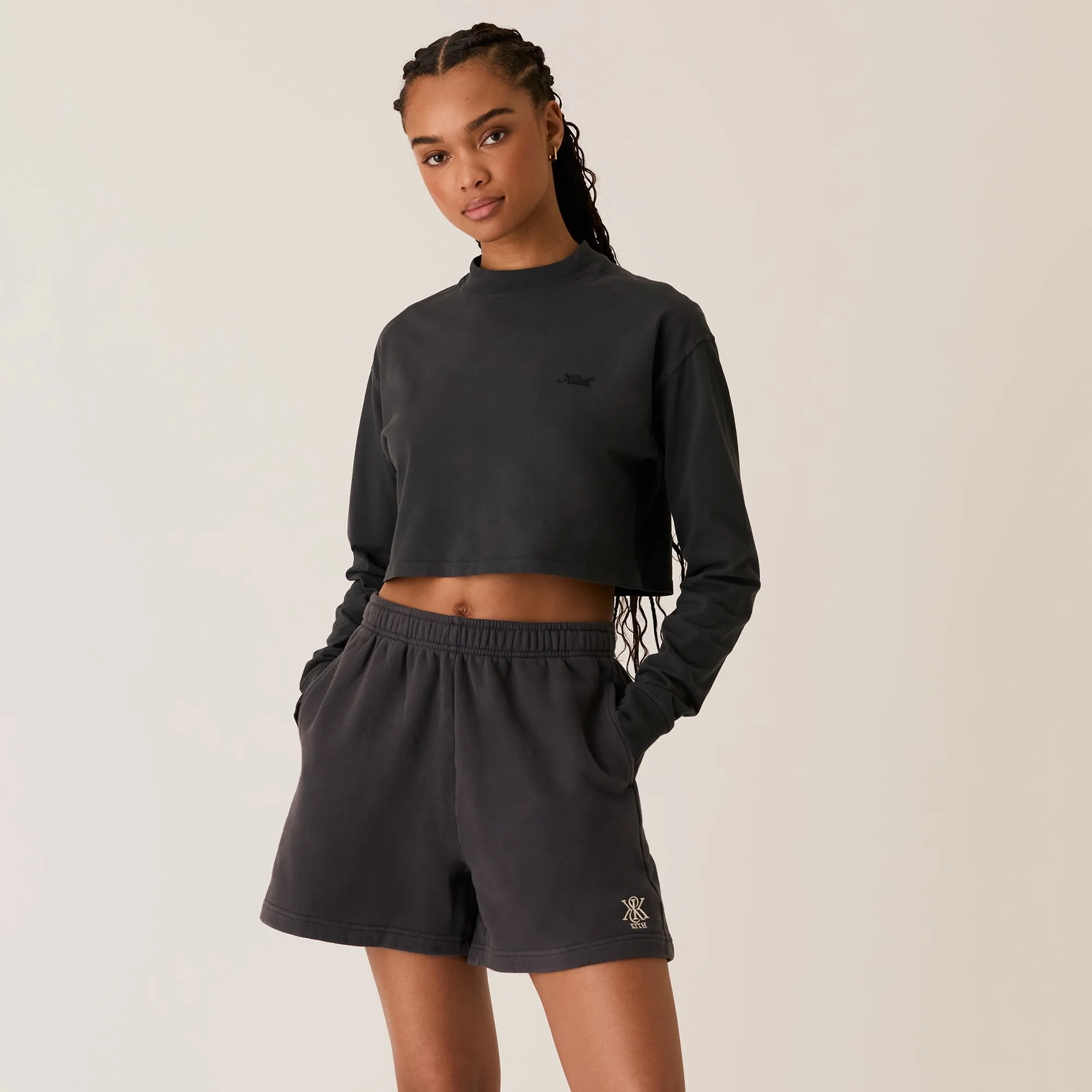 Kith Women Jasper Sueded Long Sleeve - Gotham sold by Kith product image thumbnail 2