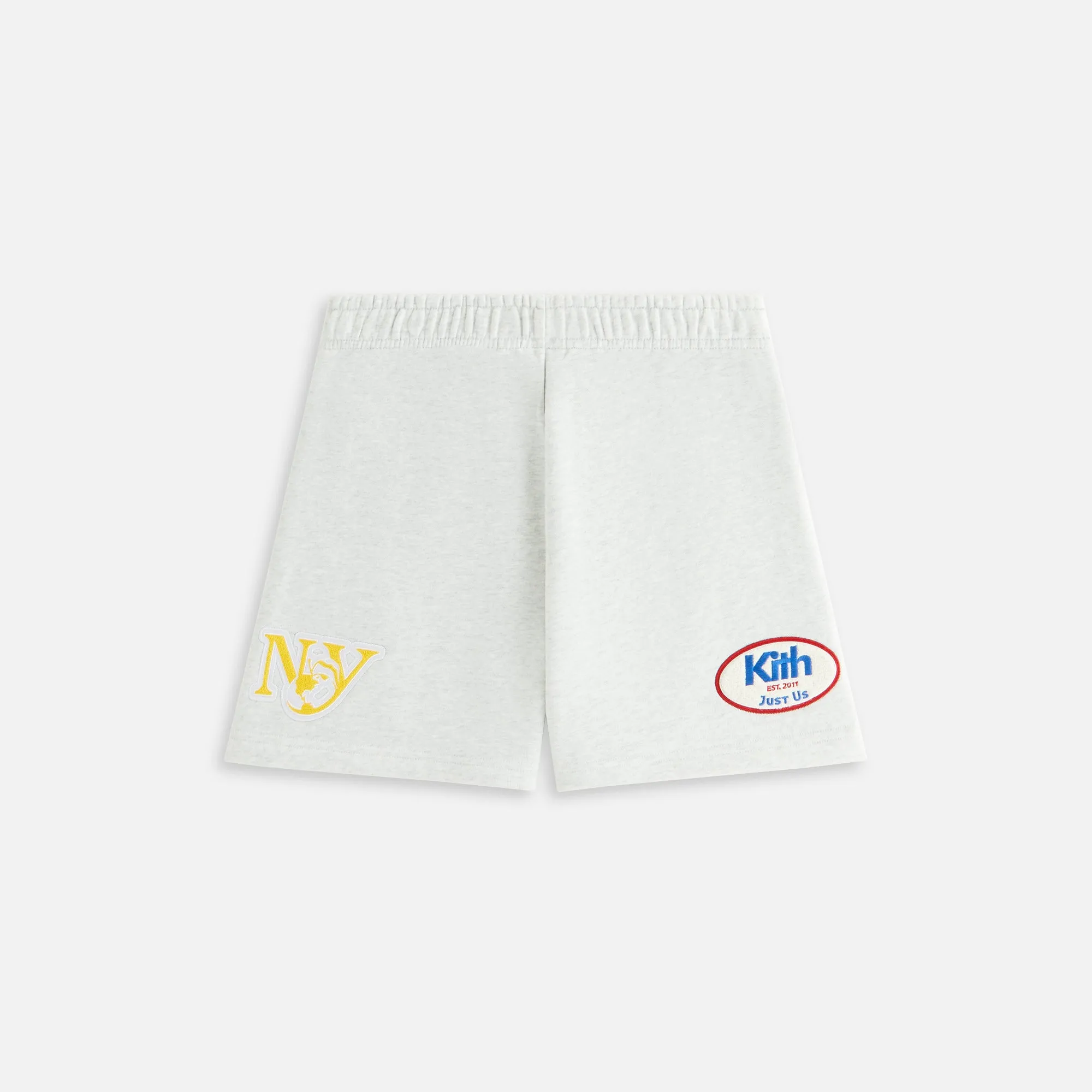 Kith Women Rayne Patched Sweatshort - Light Heather Grey sold by Kith product image thumbnail 4