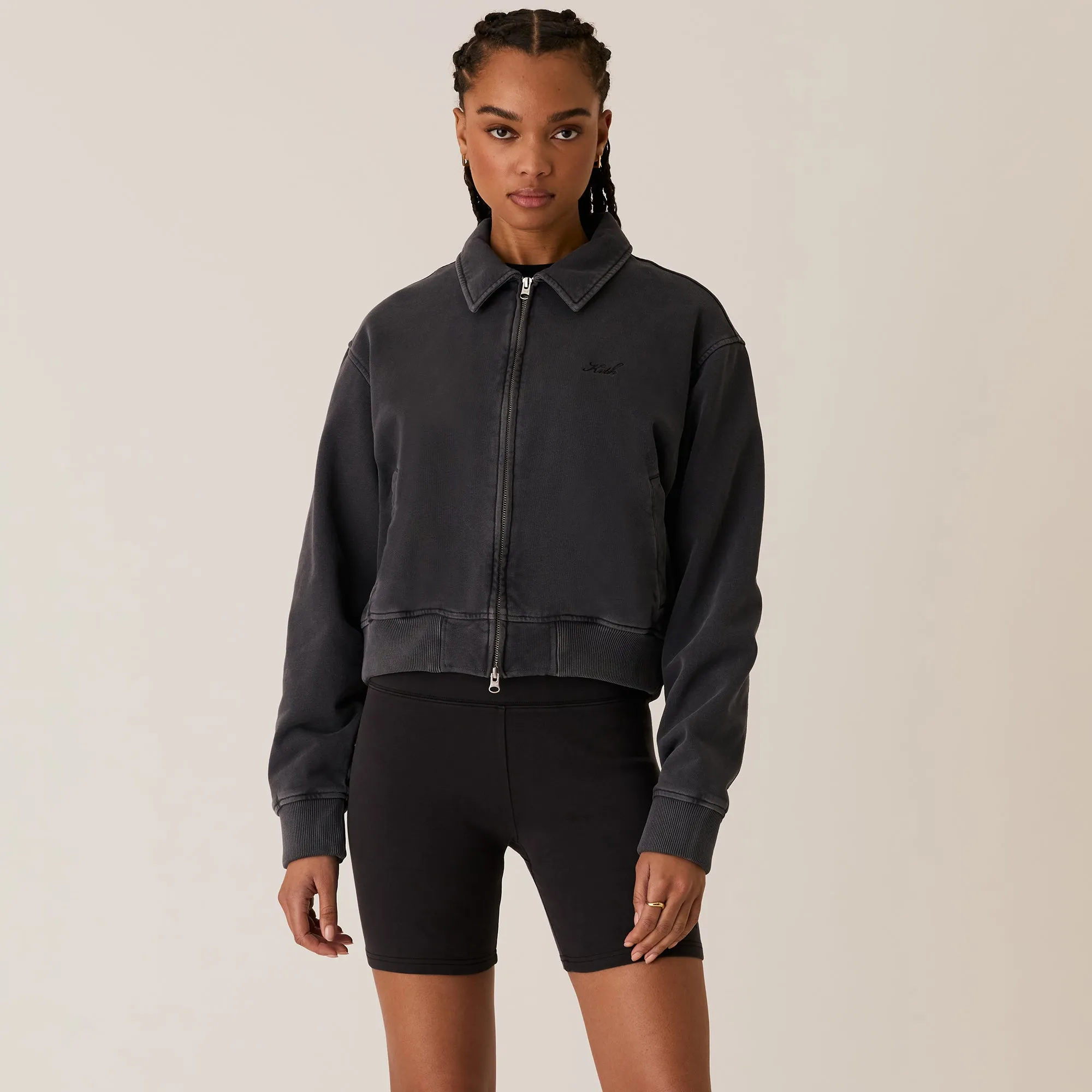 Kith Women Brisa III Fleece Bomber - Gotham sold by Kith product image thumbnail 2