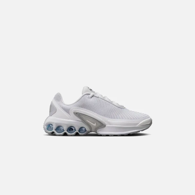 Nike GS Air Max Dn - White / White / White / Metallic Silver sold by Kith