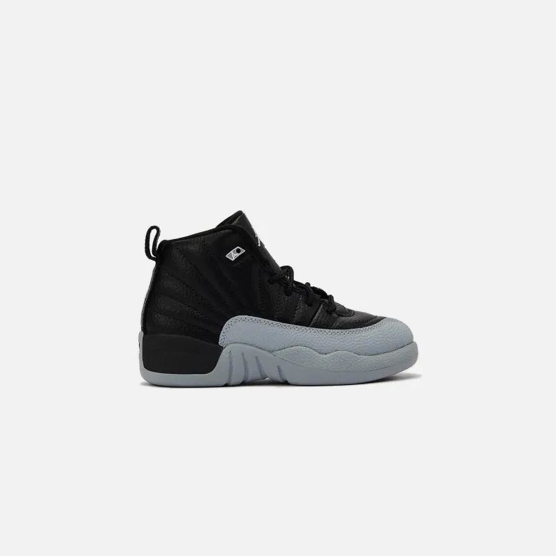 Jordan PS Air Jordan 12 - Retro Black / Wolf Grey / White sold by Kith