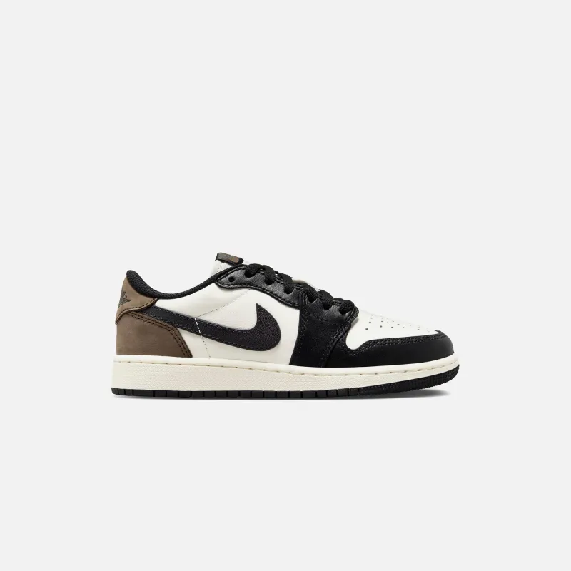 Jordan GS Air Jordan 1 Low OG - White / Black / Palomino sold by Kith