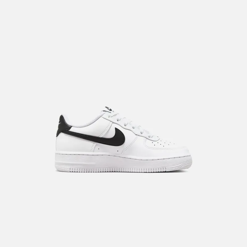 Nike GS Air Force 1 - White / Black sold by Kith