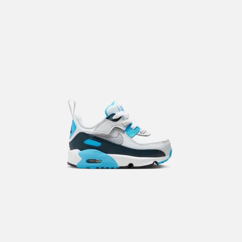 Nike TD Air Max 90 Easyon - White / Wolf Grey / Baltic Blue sold by Kith