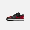 Jordan GS Air Jordan 1 Low - Black / Varsity Red / Summit White sold by Kith