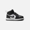 Jordan TD Air Jordan 1 Mid - Black / Off Noir / Summit White sold by Kith