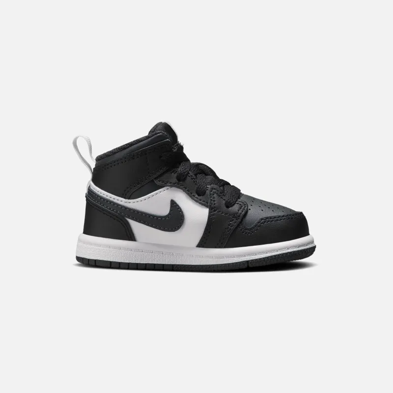 Jordan TD Air Jordan 1 Mid - Black / Off Noir / Summit White sold by Kith