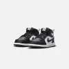 Jordan TD Air Jordan 1 Mid - Black / Off Noir / Summit White sold by Kith
