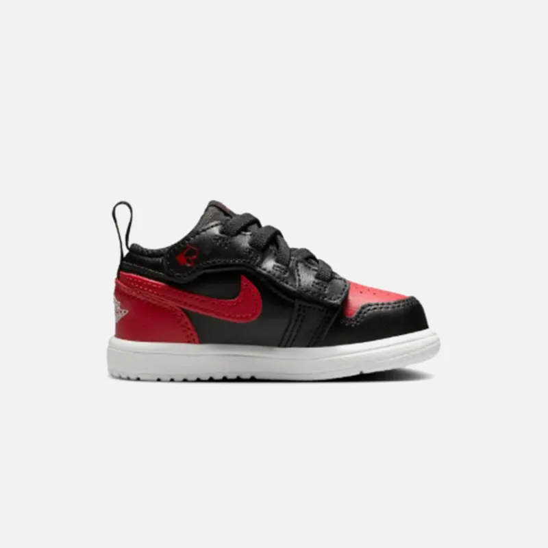 Nike TD Air Jordan 1 Low - Black / Varsity Red / Summit White sold by Kith