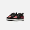 Nike TD Air Jordan 1 Low - Black / Varsity Red / Summit White sold by Kith