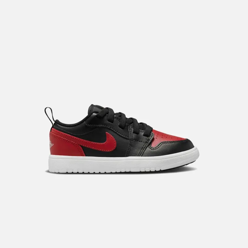Jordan PS Air Jordan 1 Low - Black / Varsity Red / Summit White sold by Kith