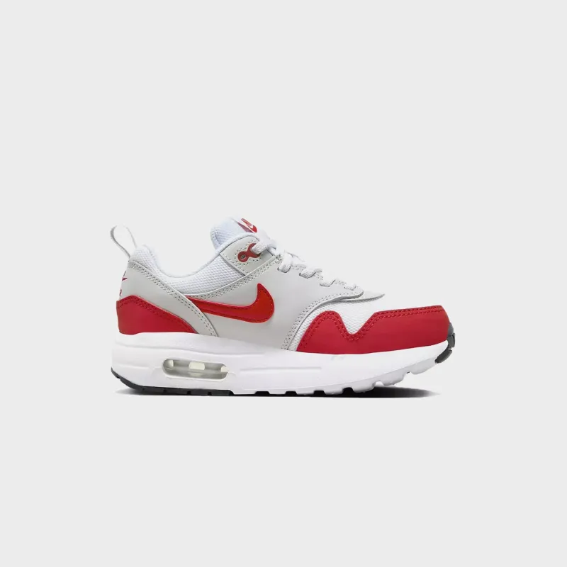 Nike PS Air Max 1 - Neutral Grey / University Red / White / Black sold by Kith