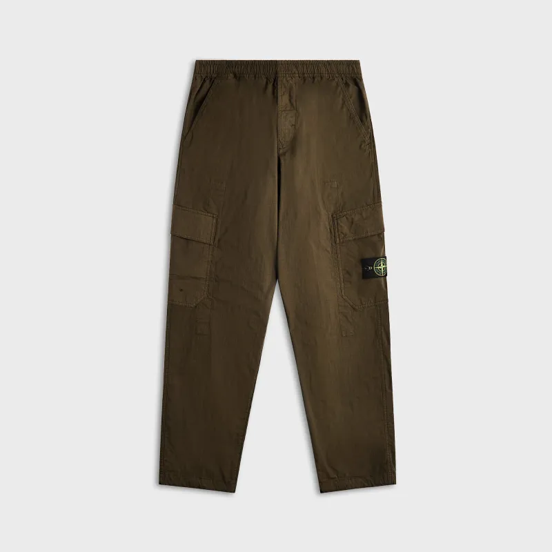 Stone Island Mil-Spec Stretch Ripstop-Tc Garment Dyed Cargo Pant - Military Green sold by Kith