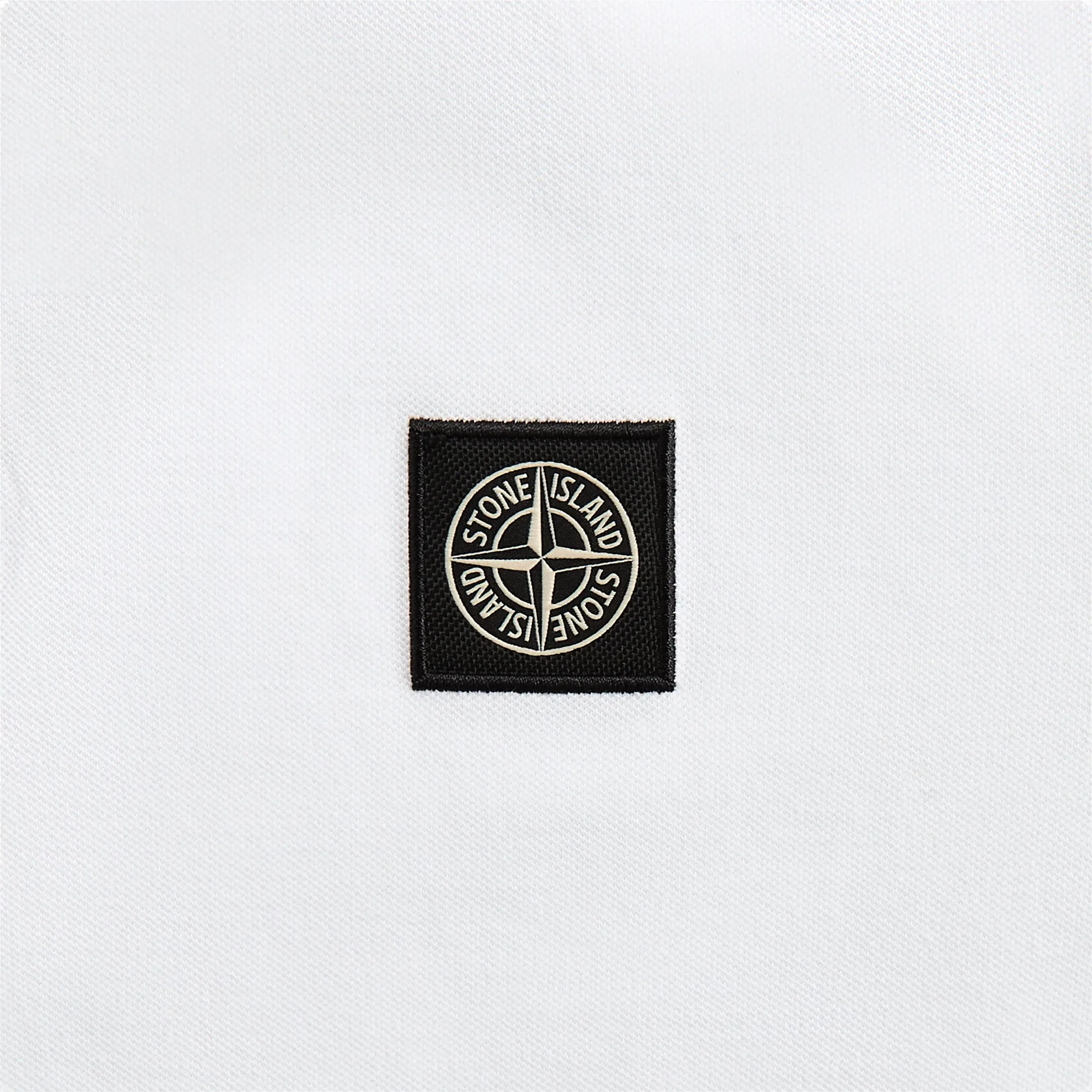 Stone Island Cotton Pique Polo - White sold by Kith product image thumbnail 3