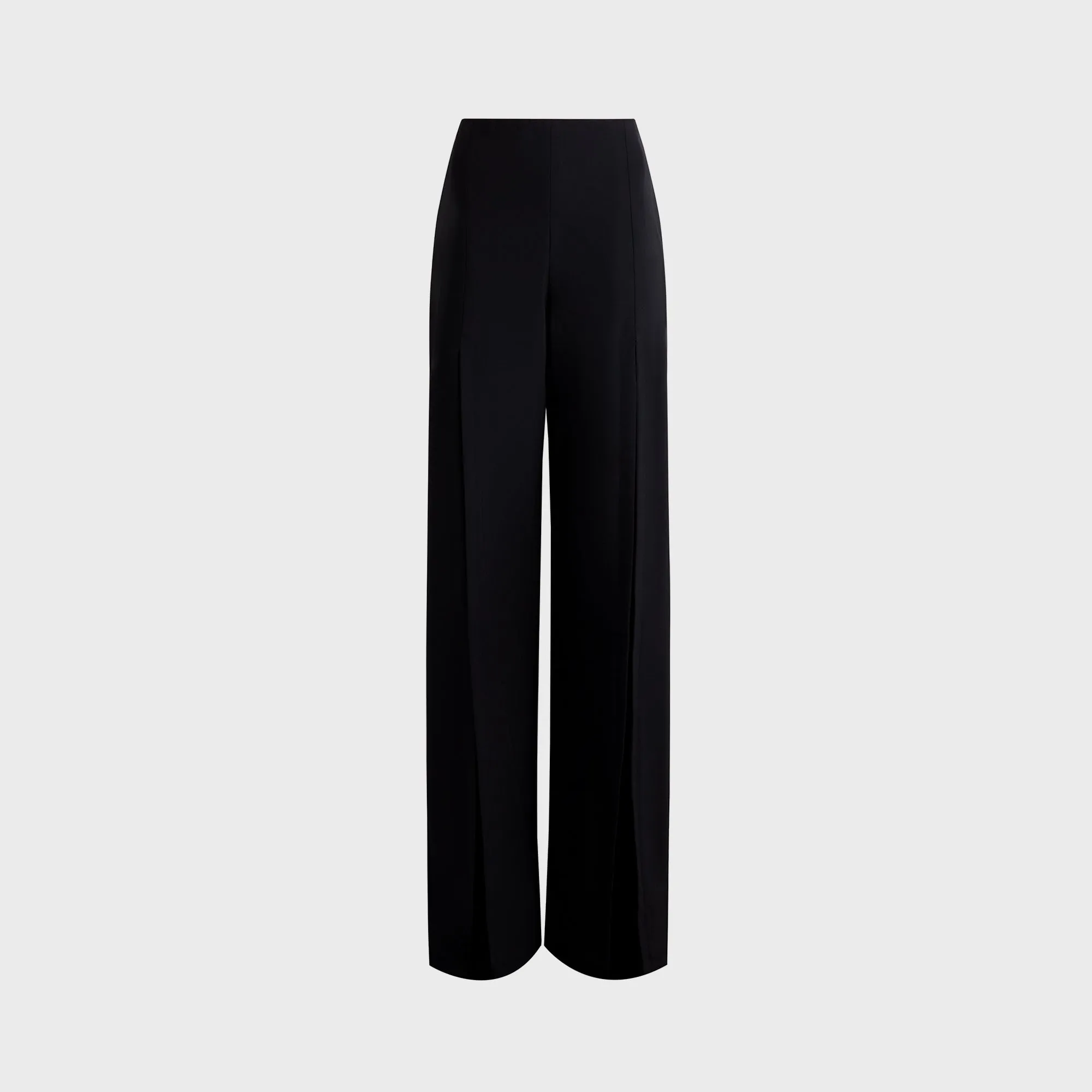 Nensi Dojaka Tailored High-Waisted Trousers With Front Slit - Black sold by Kith