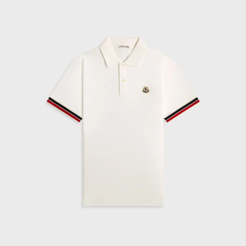 Moncler Polo - White sold by Kith