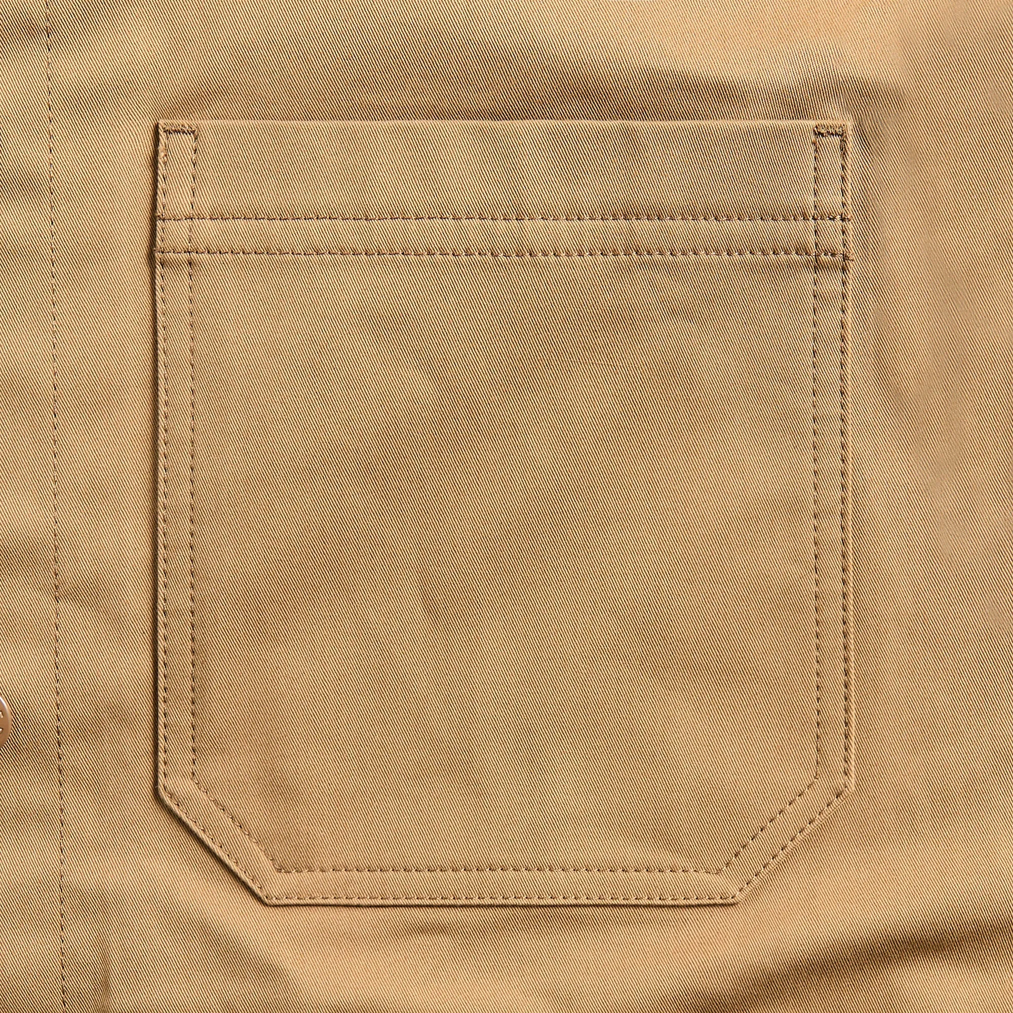 Moncler Beige Gabardine Zip-Up Shirt Jacket - Beige sold by Kith product image thumbnail 3