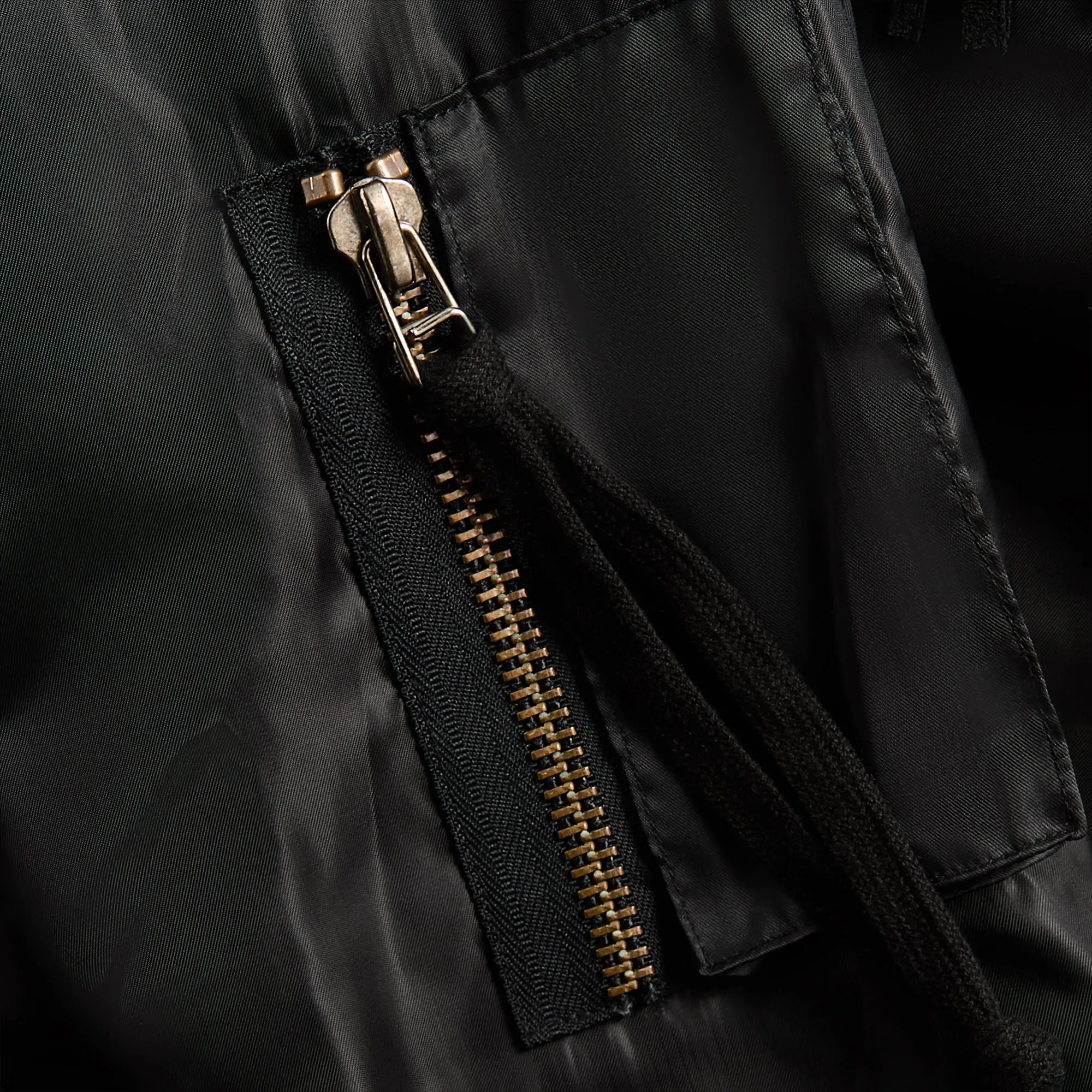 Greg Lauren Nylon Fringe Flight Jacket - Black sold by Kith product image thumbnail 3