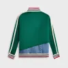 Greg Lauren Green / Denim Track Jacket - Green sold by Kith