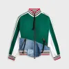Greg Lauren Green / Denim Track Jacket - Green sold by Kith