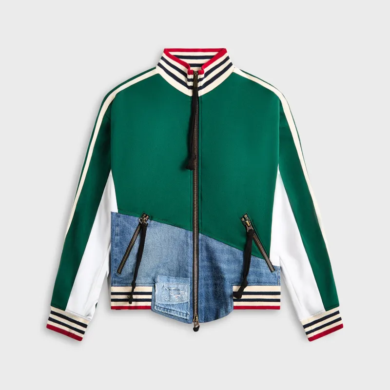 Greg Lauren Green / Denim Track Jacket - Green sold by Kith