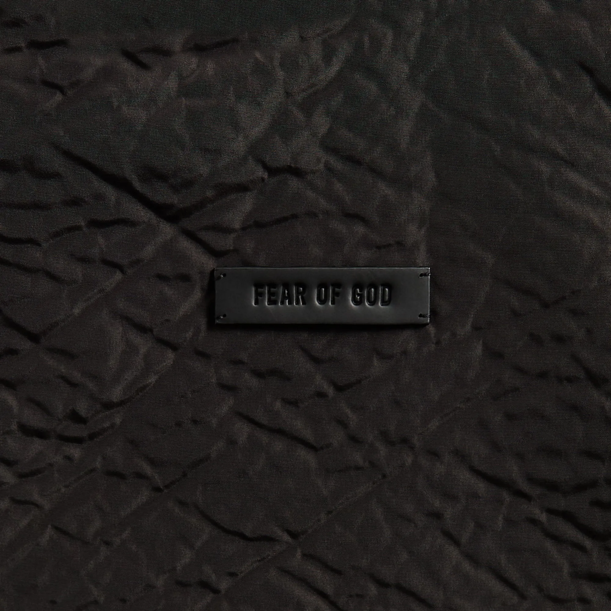 Fear of God High Neck Track Jacket - Black sold by Kith product image thumbnail 3