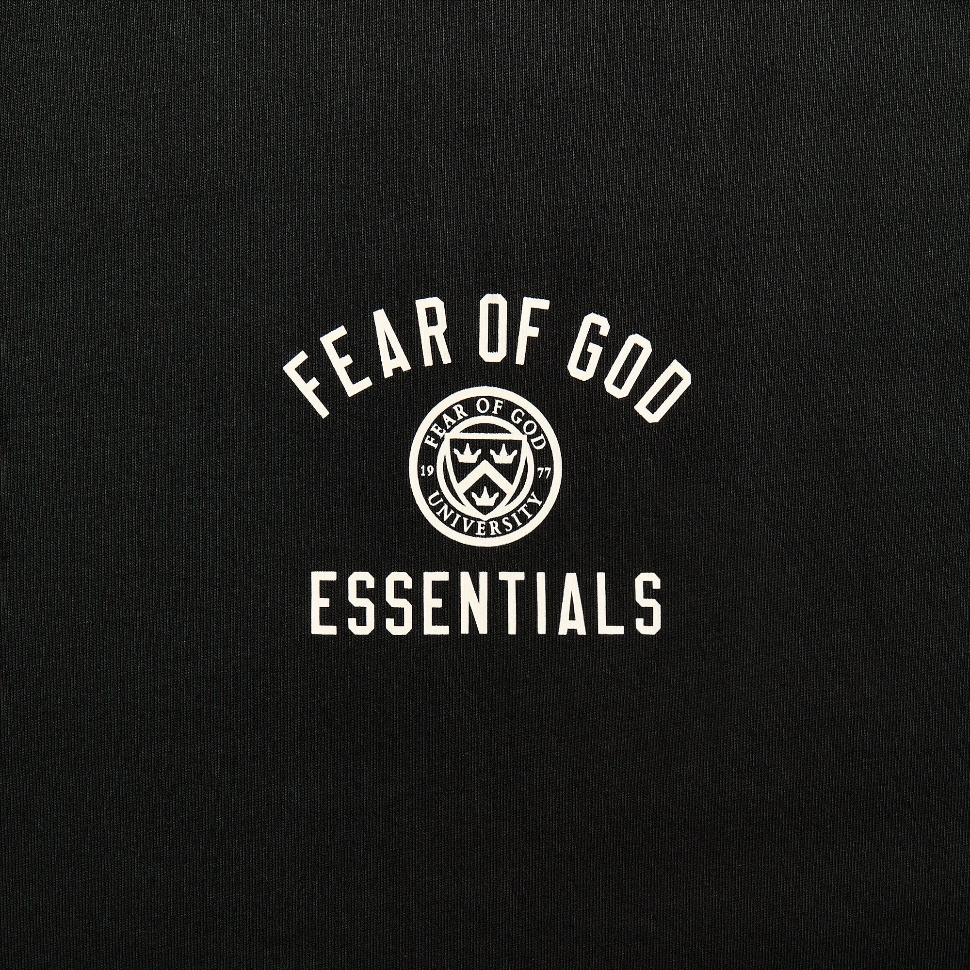 Essentials Jersey Crewneck Tee - Black sold by Kith product image thumbnail 3