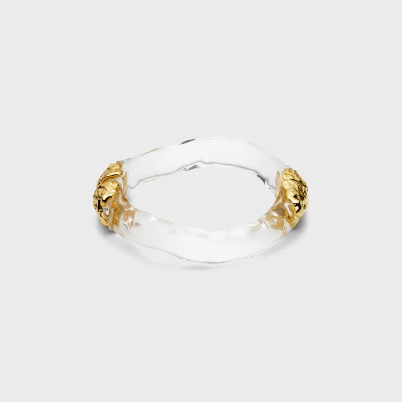 Alexis Bittar Dream Rain Small Hinge Bracelet - Clear sold by Kith