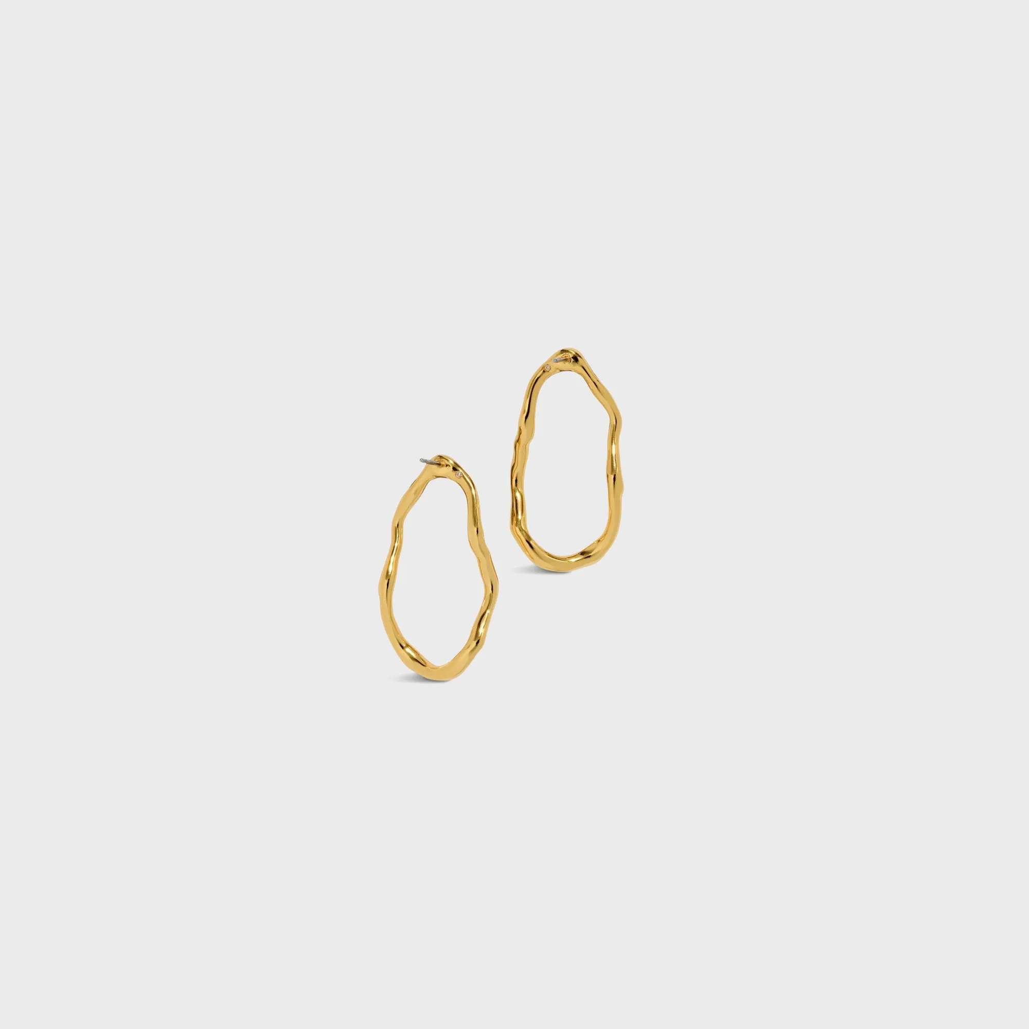 Alexis Bittar Brut Gold Open Oval Post Earring - Gold sold by Kith product image thumbnail 2