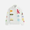Kith Women Hunter III Patched Quarter Zip - Light Heather Grey sold by Kith