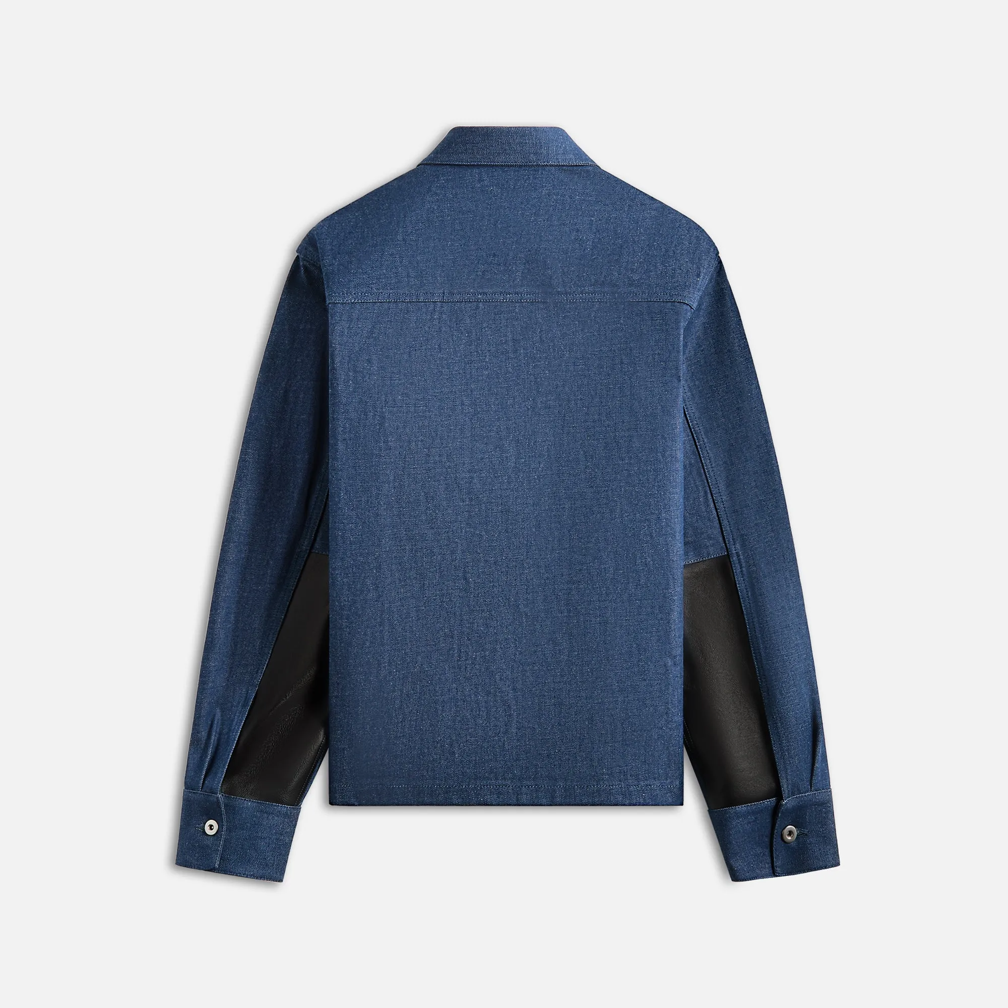 Jil Sander Textured Dry Cotton Denim Shirt - Blue sold by Kith product image thumbnail 2